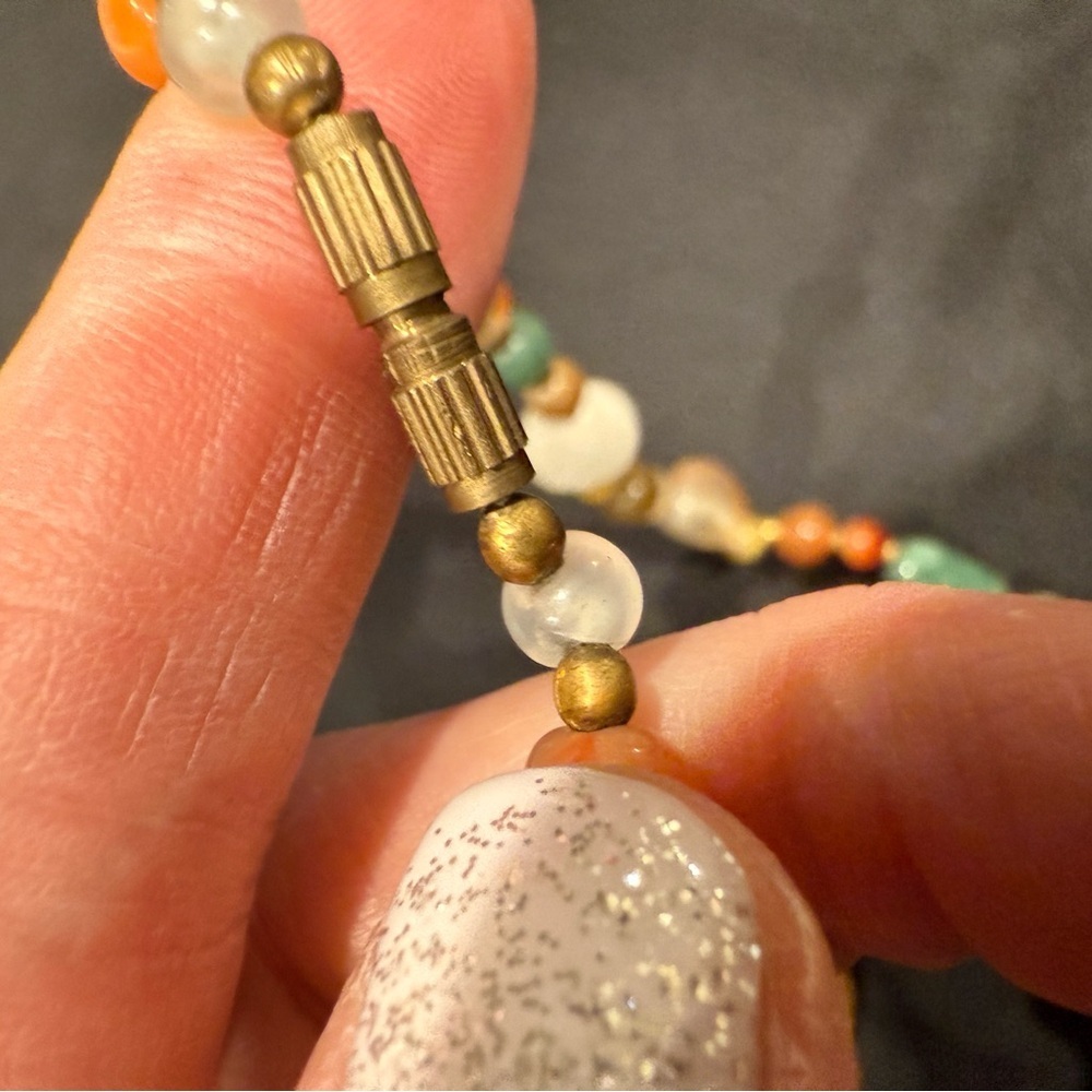 Himalayan Old Beads From Ancient Indo-Tibetan Antique Agate Beads Necklace Mala - Picture 5 of 12